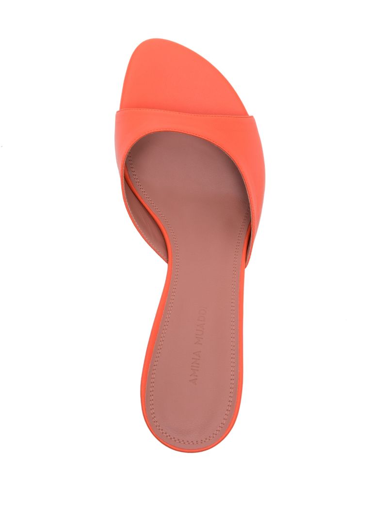 Orange Jeanne 60mm Mules