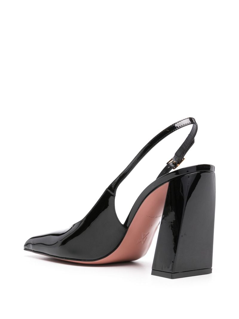 Black Charlotte Sling Pumps