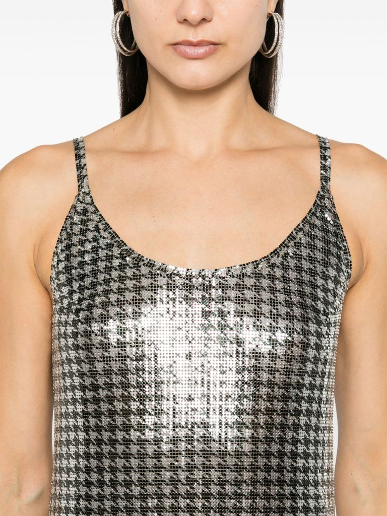 Silver Disc Chainmail Dress