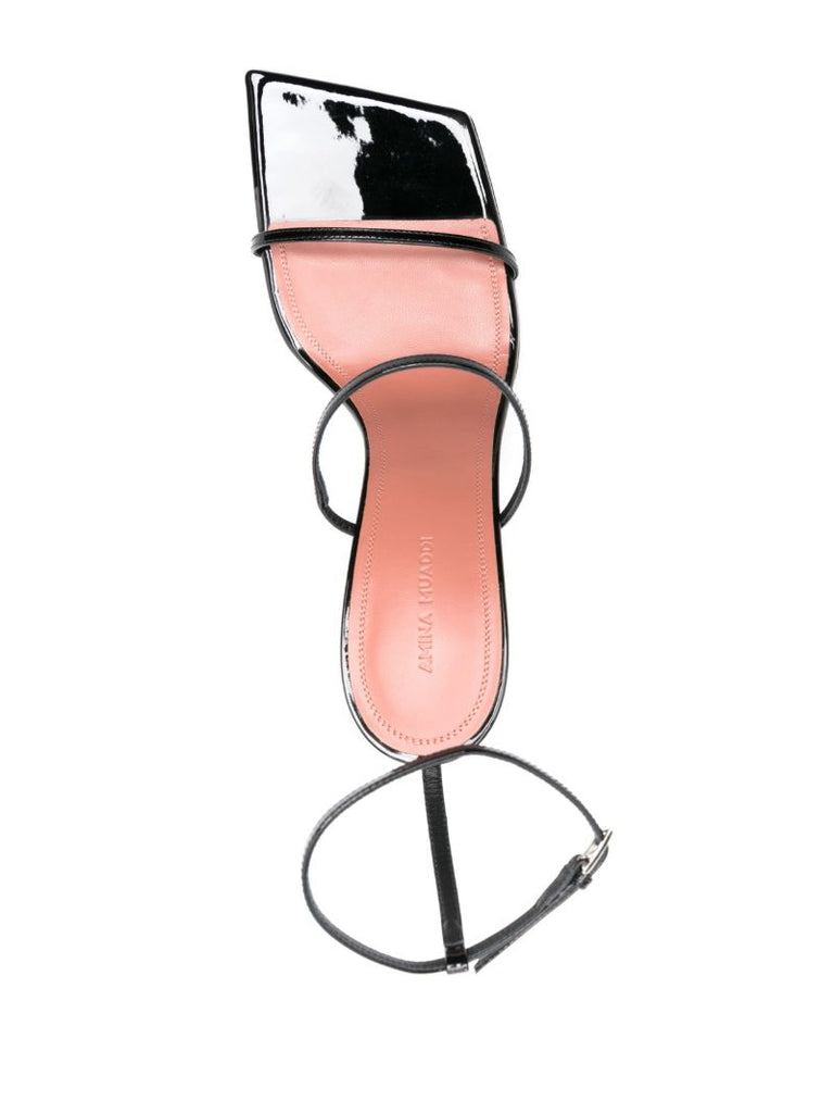 Black Maya 95mm Stiletto Sandals