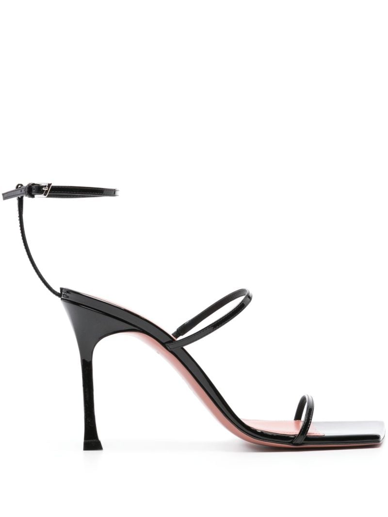 Black Maya 95mm Stiletto Sandals