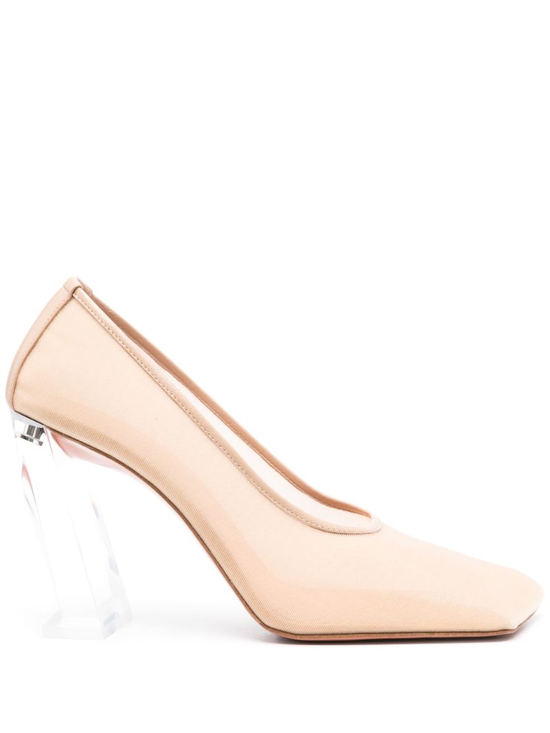 Neutral Charlotte 95 Mesh Pumps