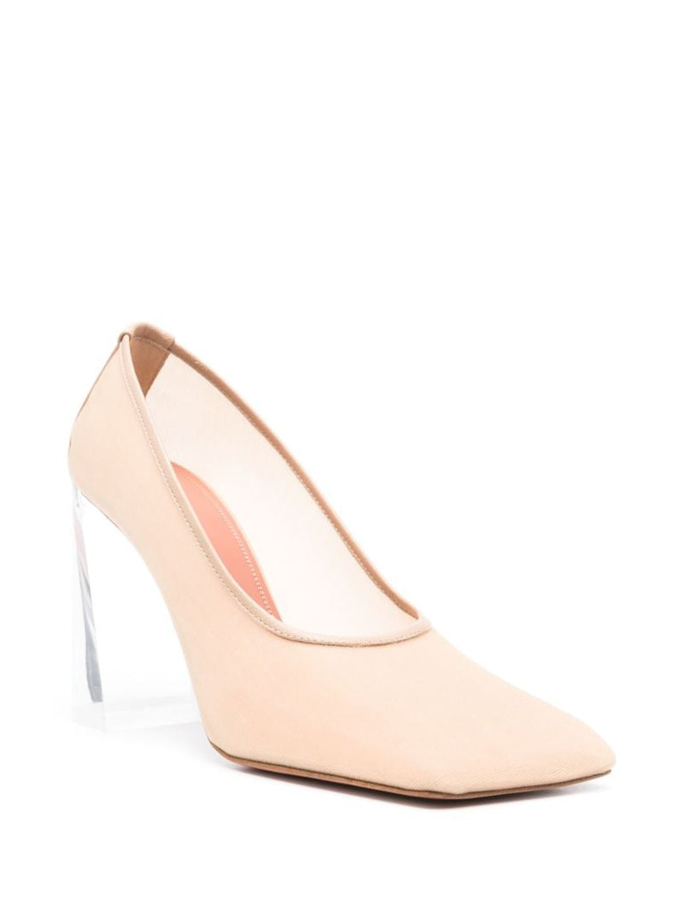 Neutral Charlotte 95 Mesh Pumps