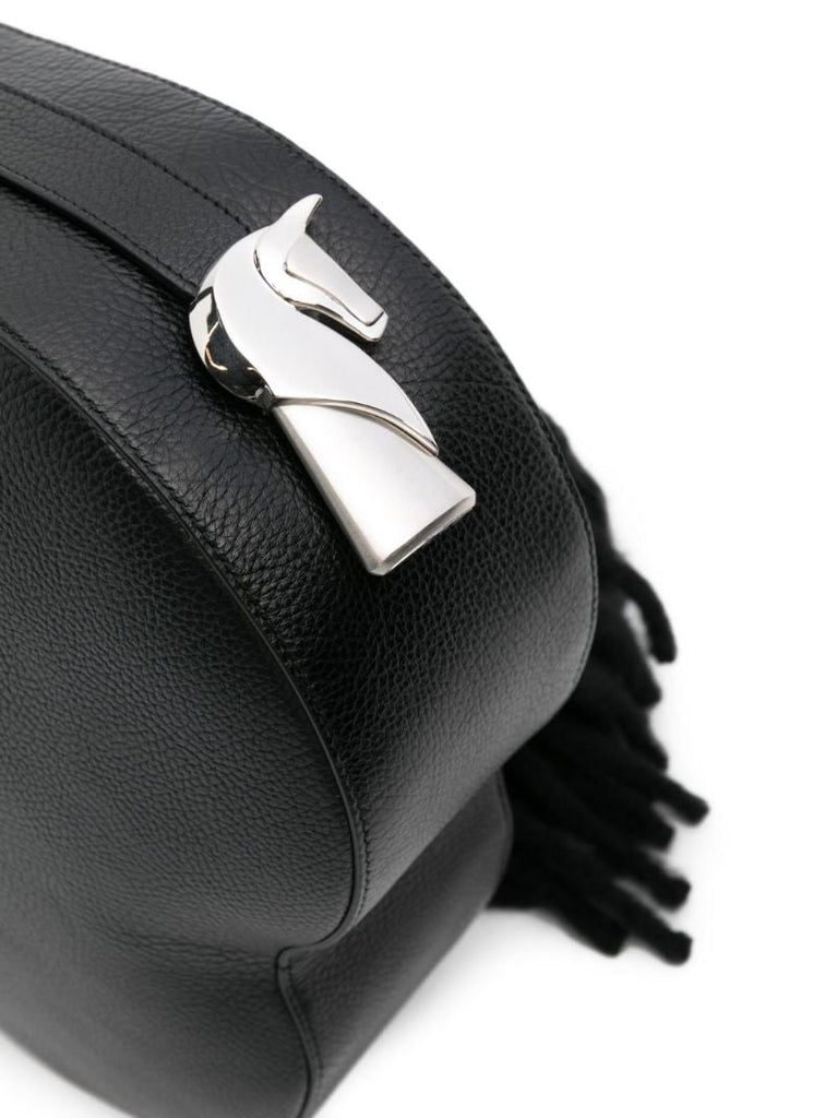 Black Medium Chess Blanket Shoulder Bag