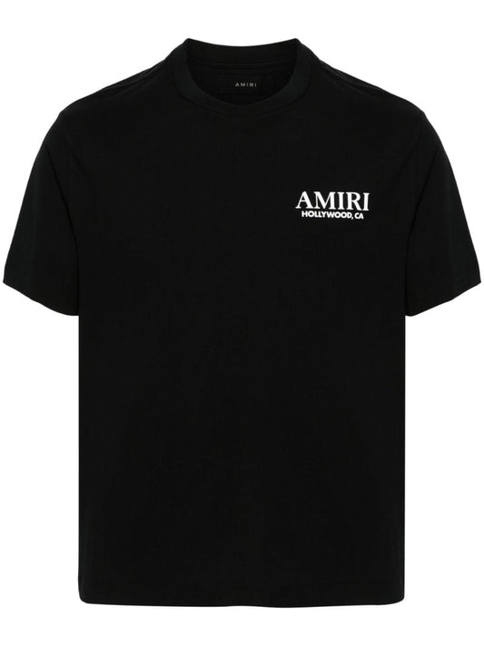 Black Logo-print Cotton T-shirt