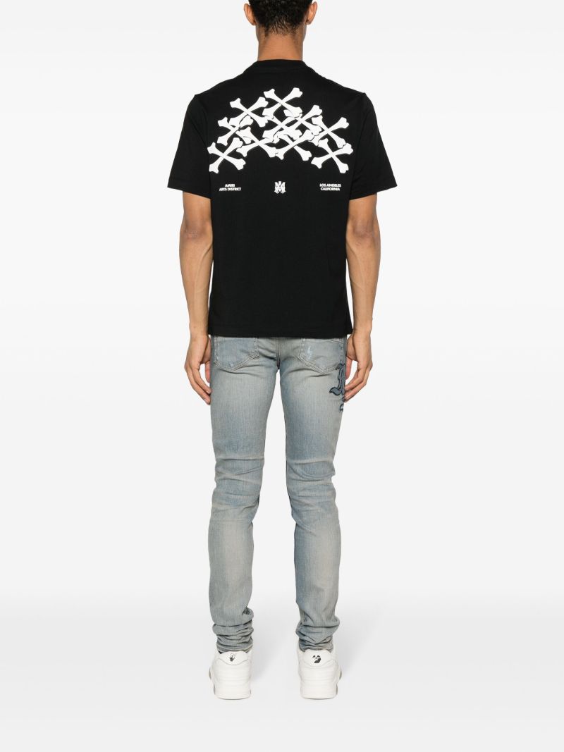 Black Logo-print Cotton T-shirt