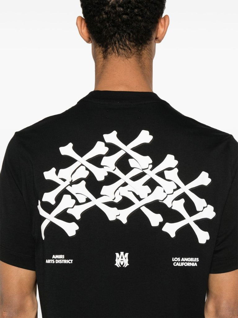 Black Logo-print Cotton T-shirt