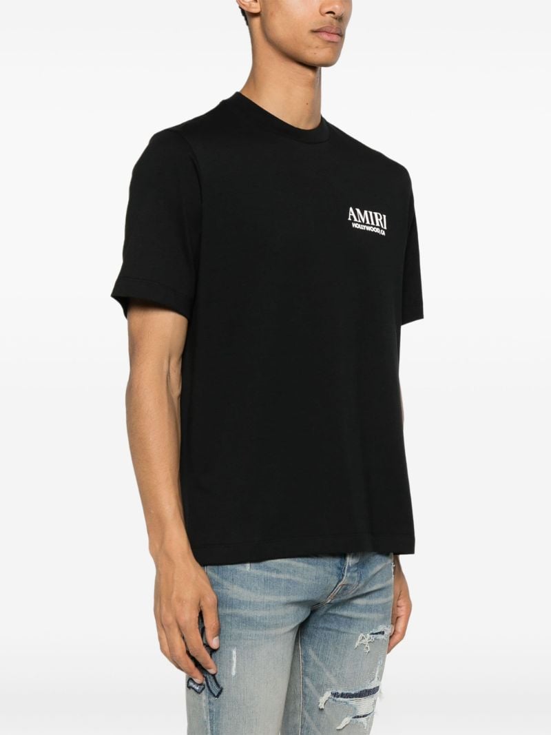 Black Logo-print Cotton T-shirt