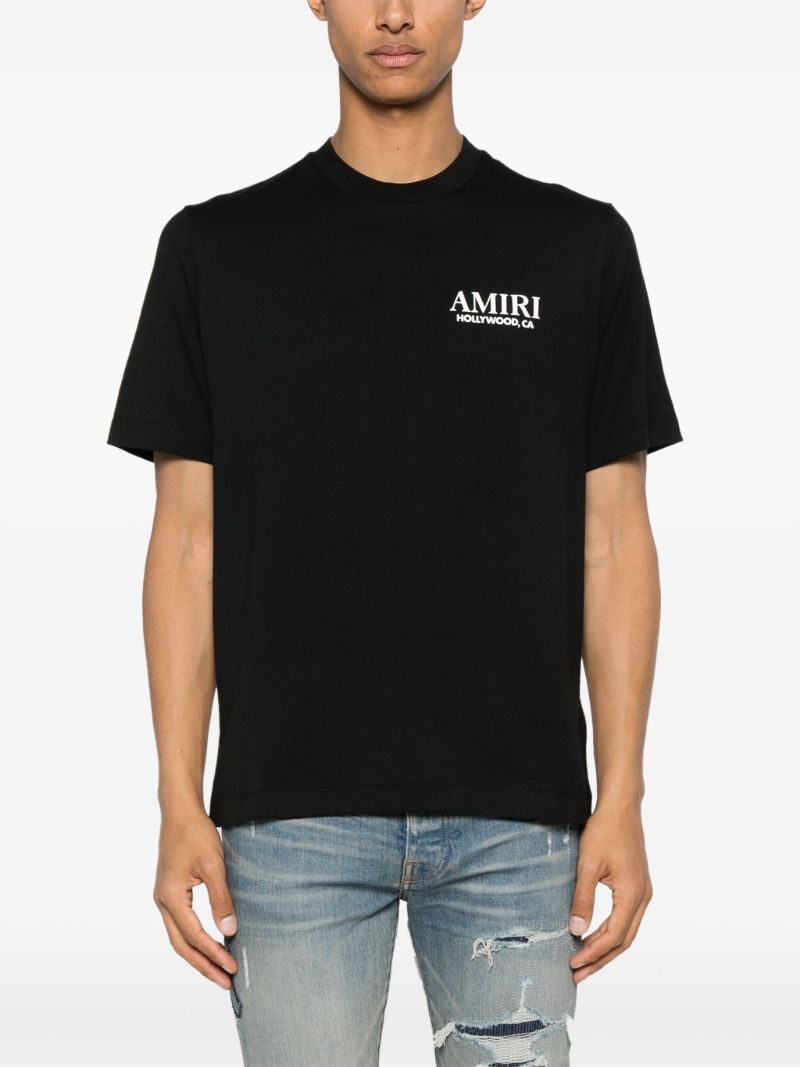 Black Logo-print Cotton T-shirt