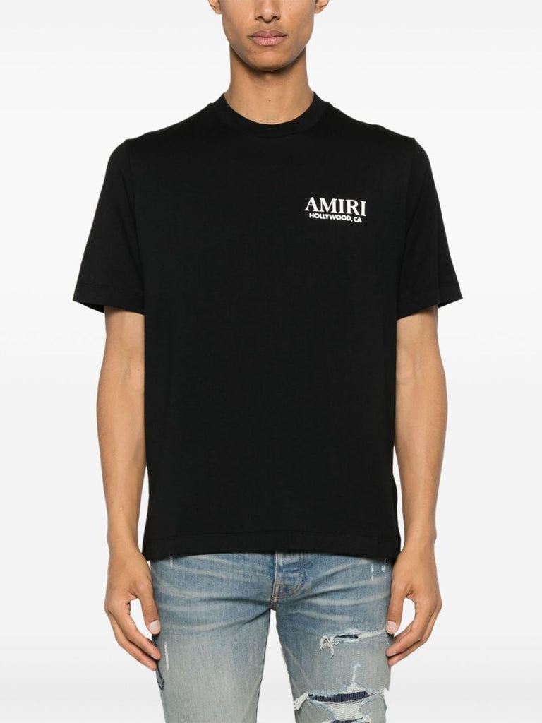 Black Logo-print Cotton T-shirt