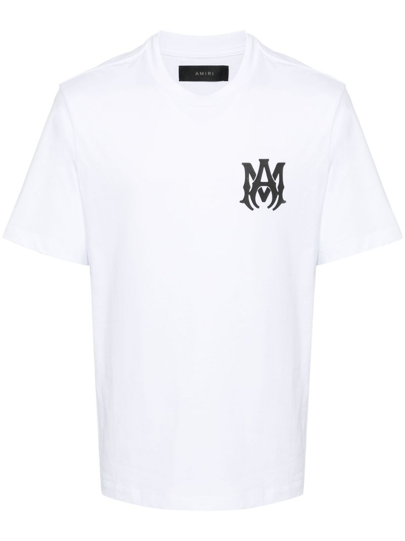 White Logo-print Cotton T-shirt