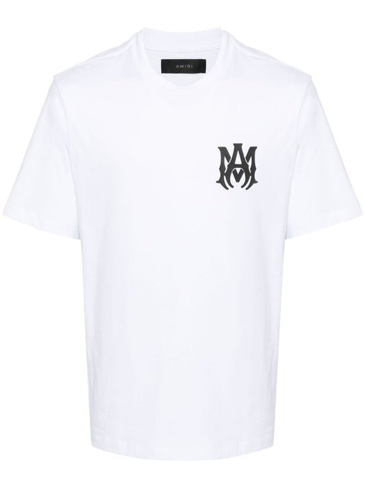 White Logo-print Cotton T-shirt