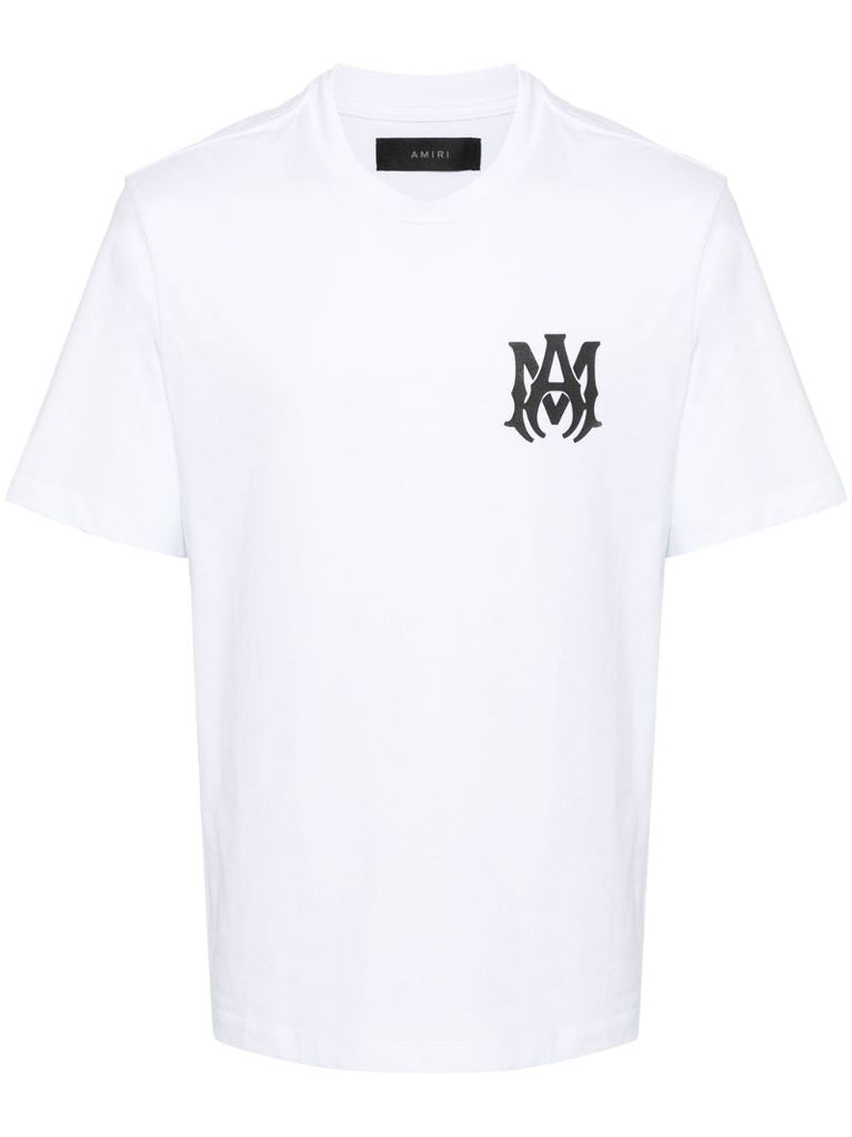 White Logo-print Cotton T-shirt