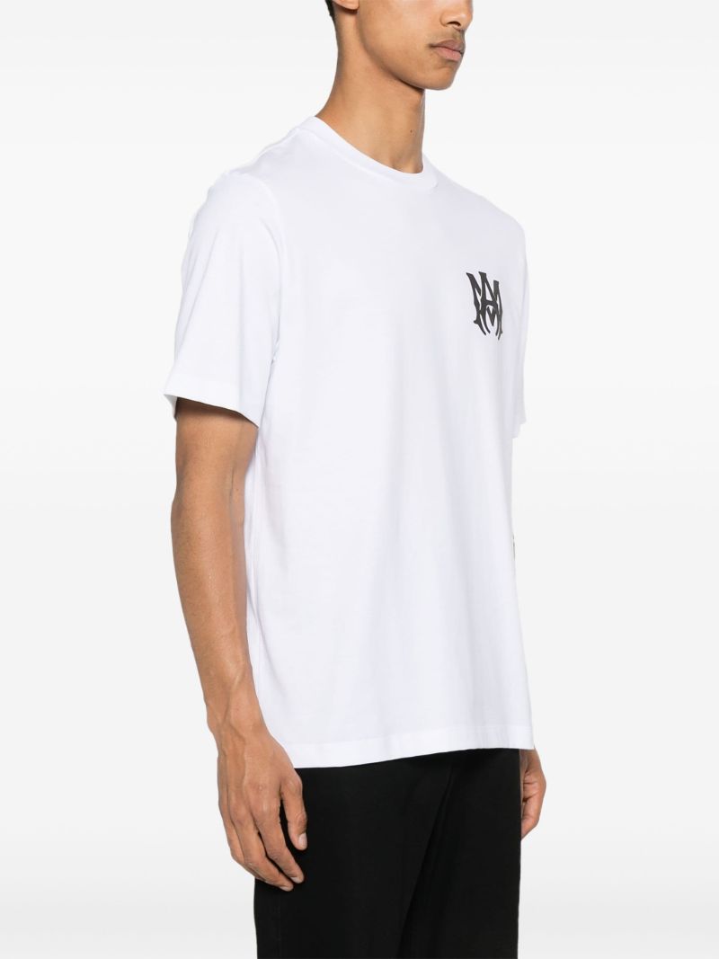 White Logo-print Cotton T-shirt