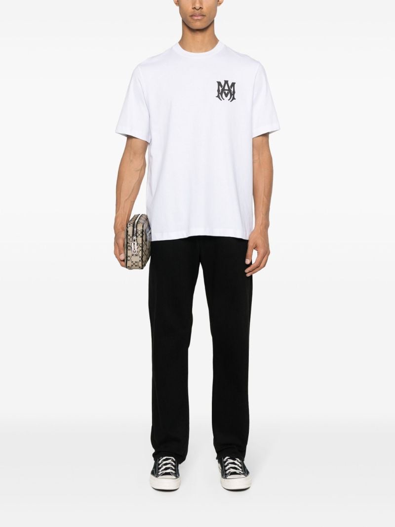 White Logo-print Cotton T-shirt