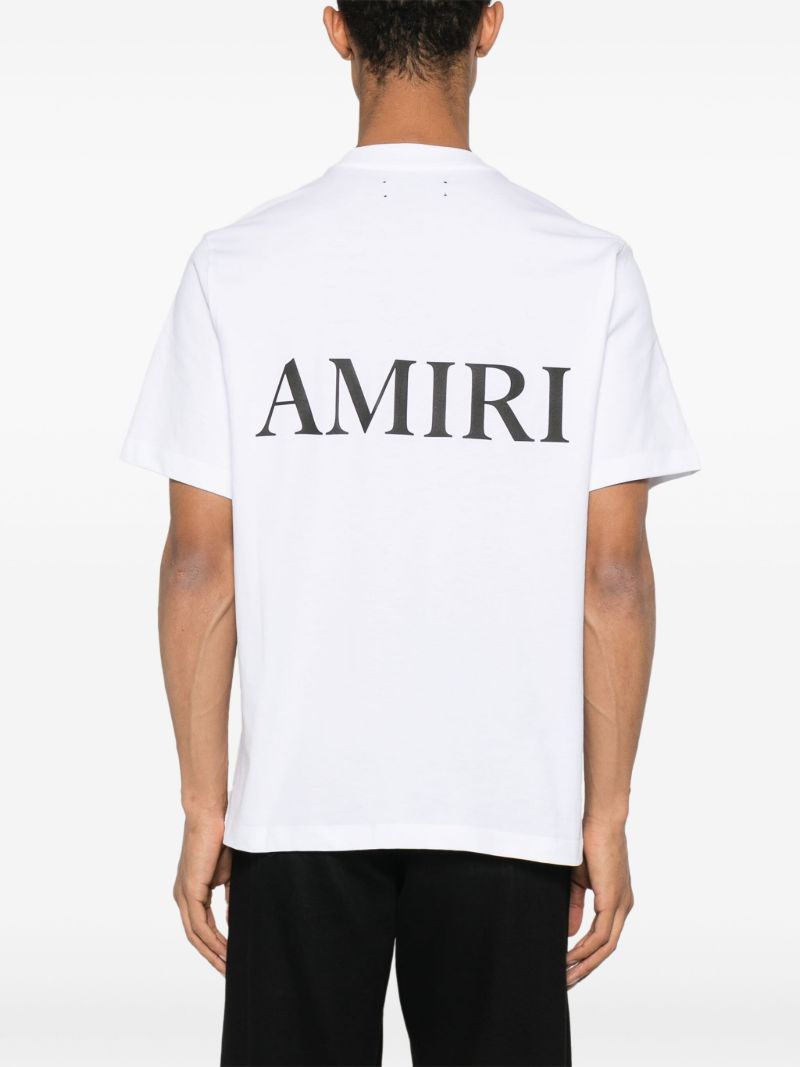 White Logo-print Cotton T-shirt