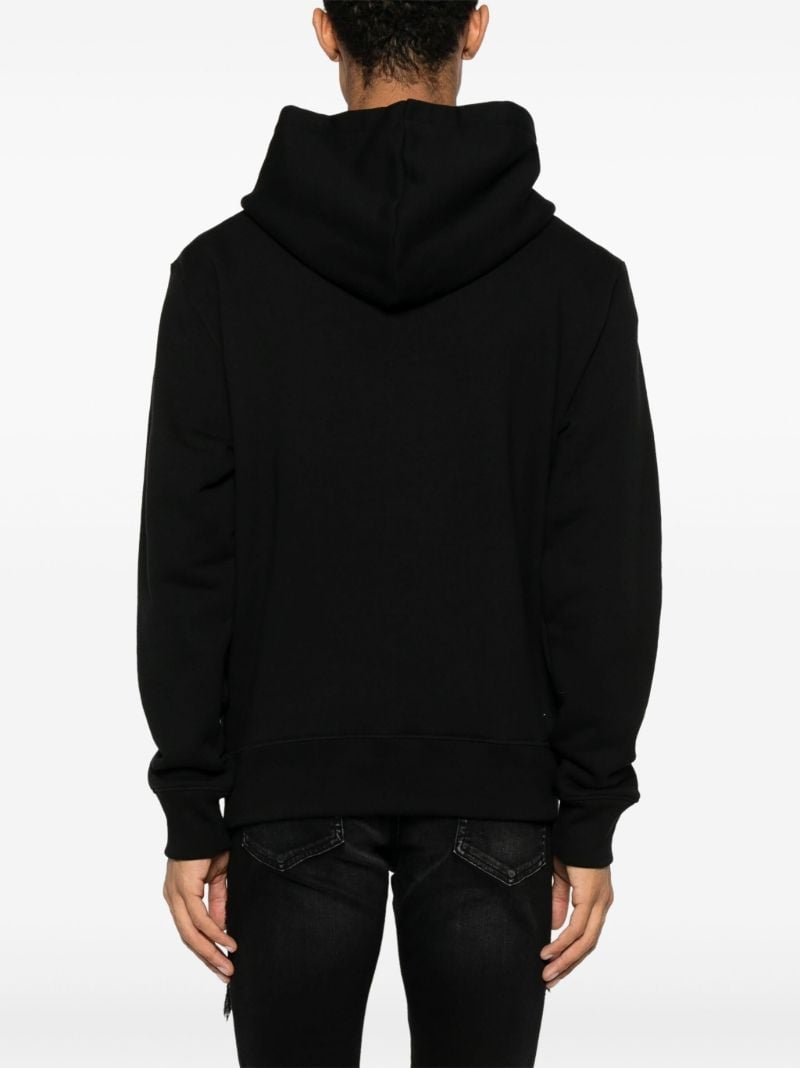 Black Glitter Poison Logo Hoodie