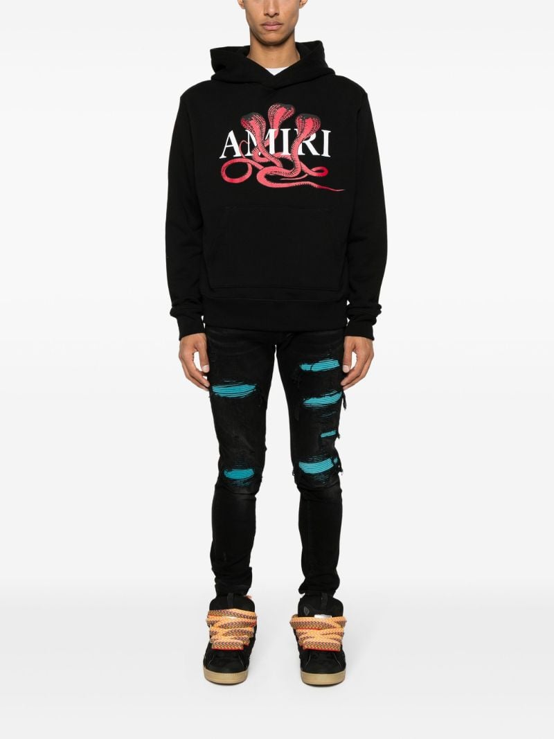 Black Glitter Poison Logo Hoodie