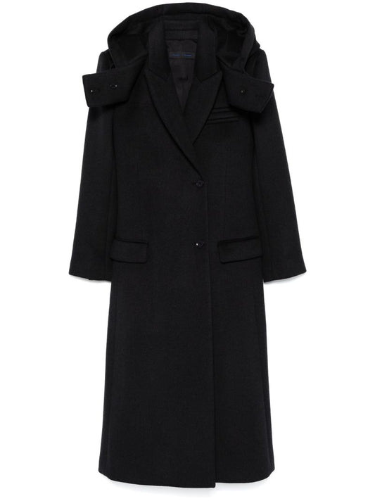 Hooded Midi Coat