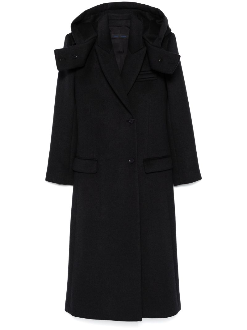Hooded Midi Coat