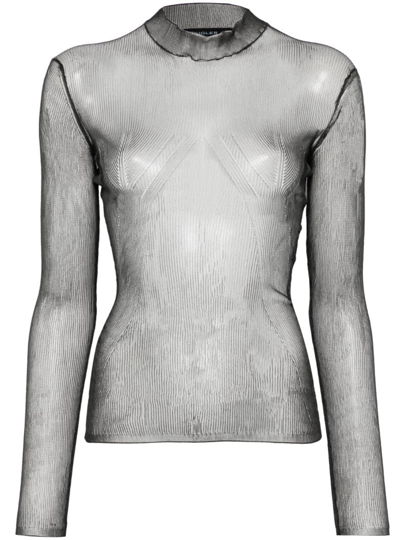 Sheer Knitted Top
