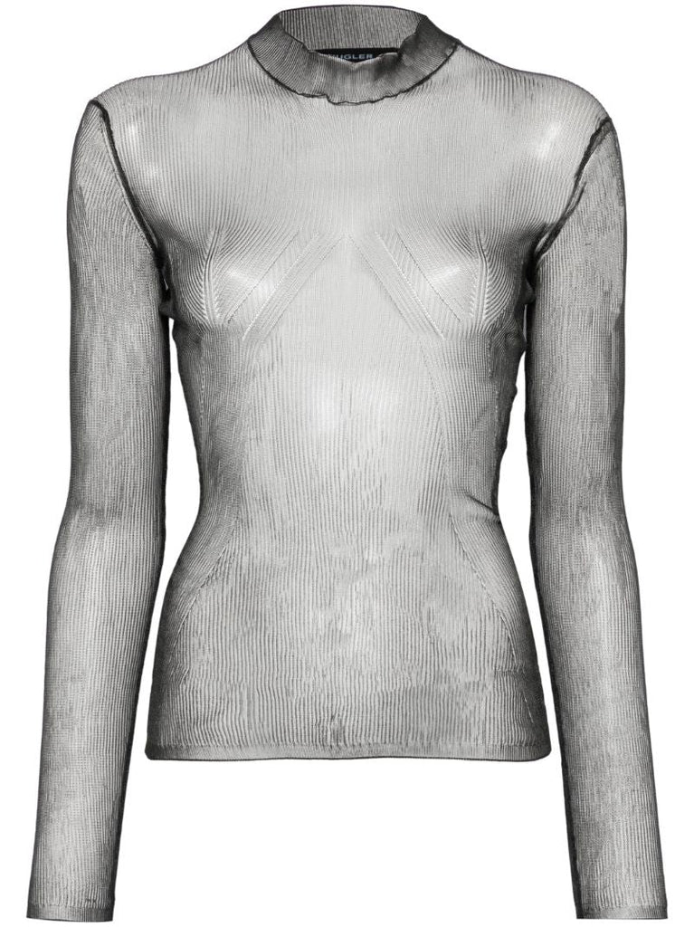Sheer Knitted Top
