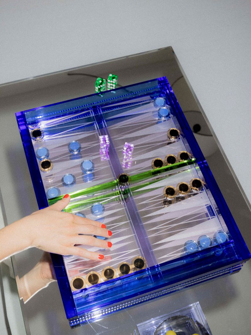 Crystal Backgammon Game