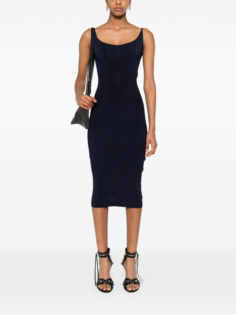 Sculpting Knit Midi Dress