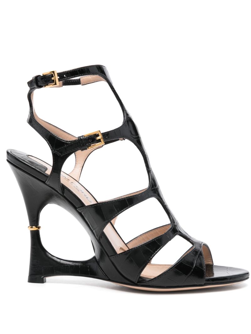 105mm Paradis Cage Sandals