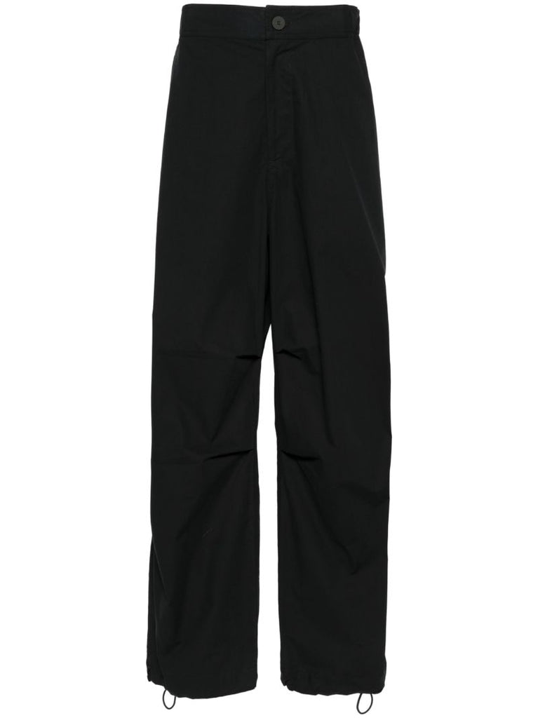 Cotton Wide-leg Trousers
