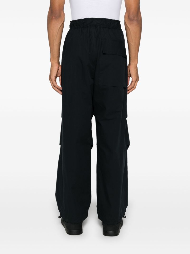 Cotton Wide-leg Trousers