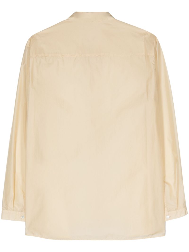 Yellow Long-sleeved Zip-up Shirt