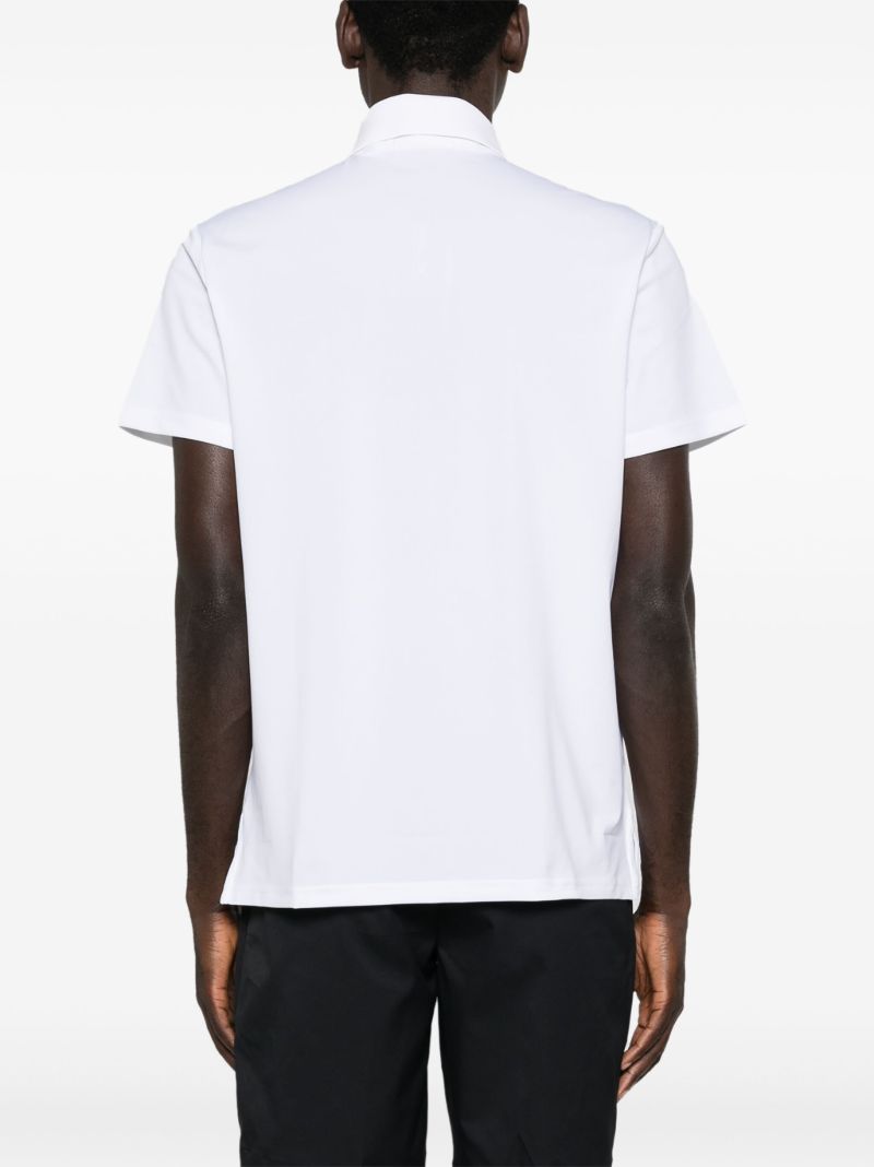 White Polo Bear PiquÃ_x0083_Â© Polo Shirt