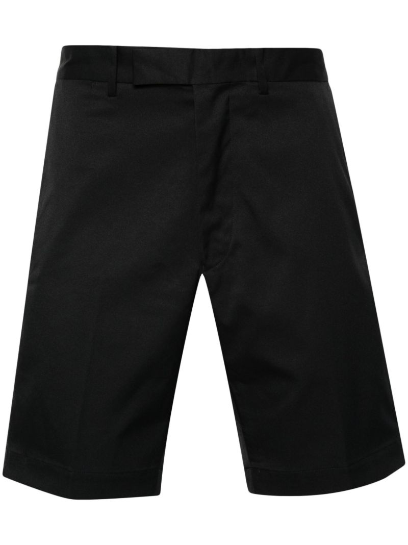 Black Tailored Bermuda Shorts