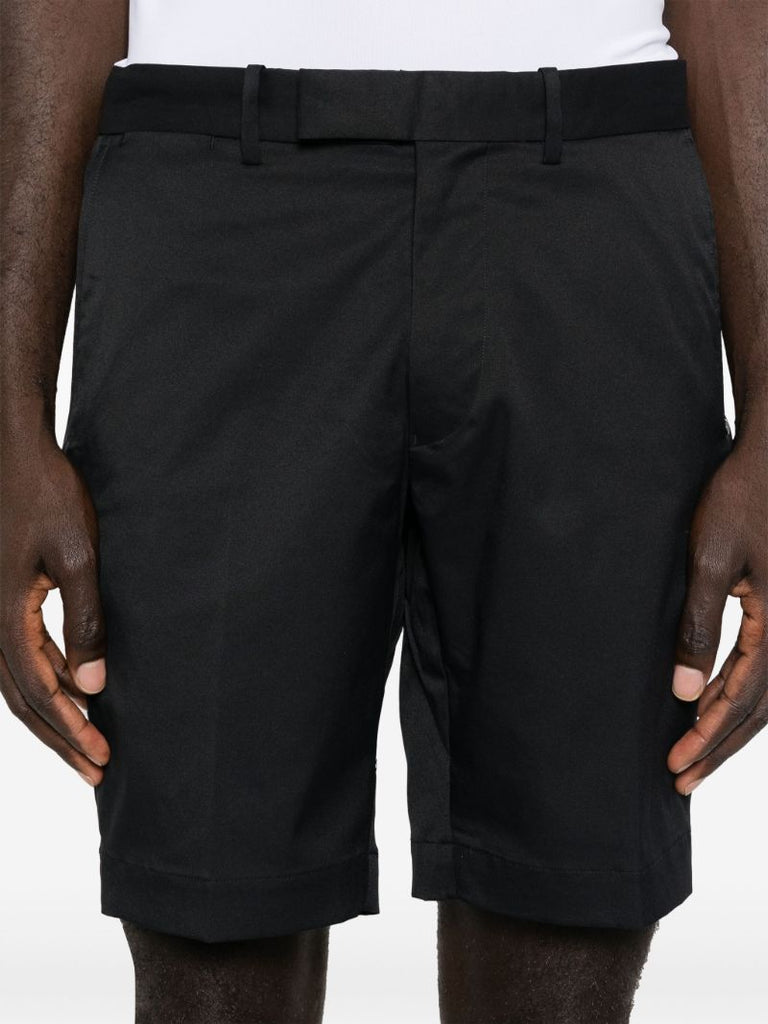 Black Tailored Bermuda Shorts