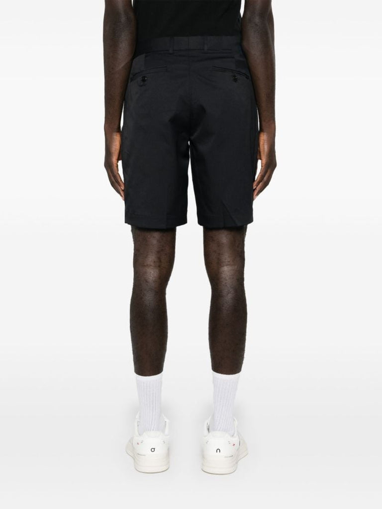Black Tailored Bermuda Shorts