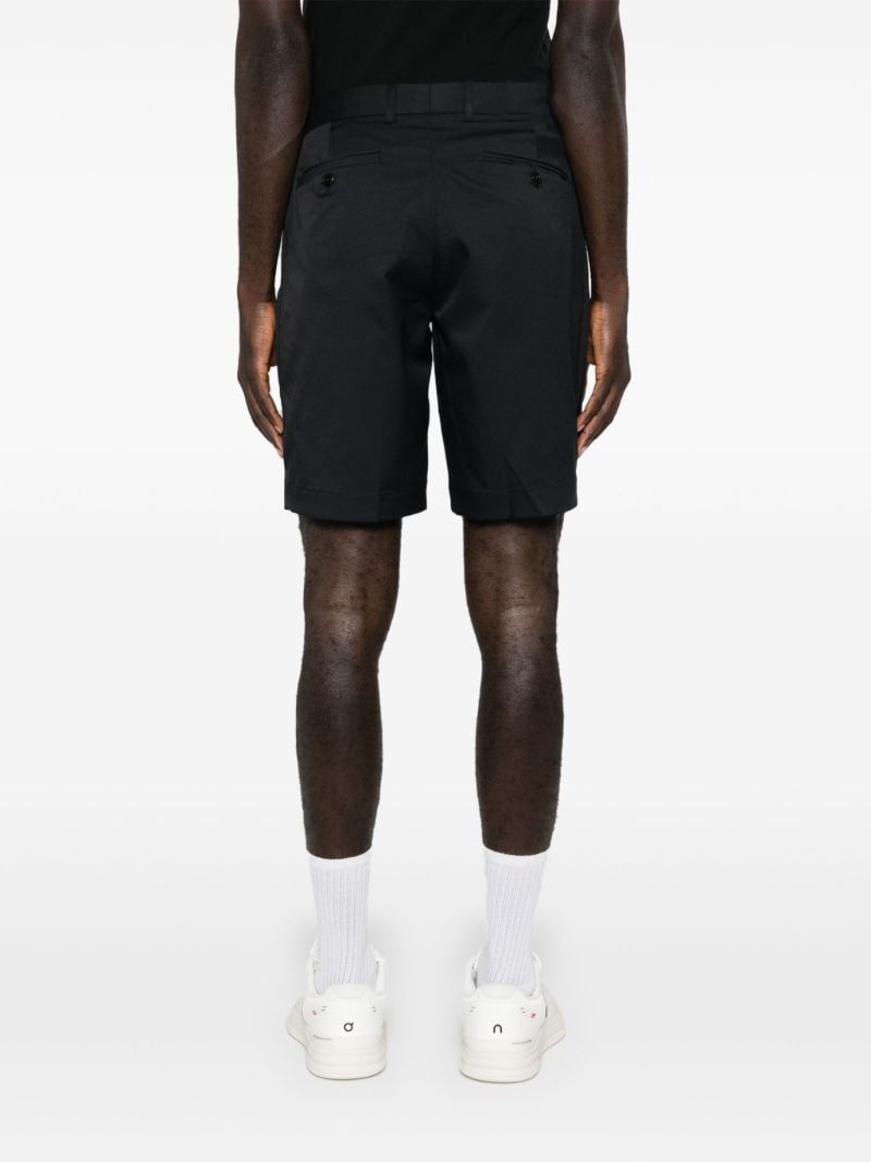 Black Tailored Bermuda Shorts