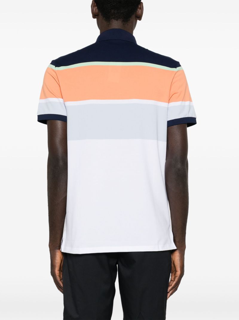White Striped Polo Shirt