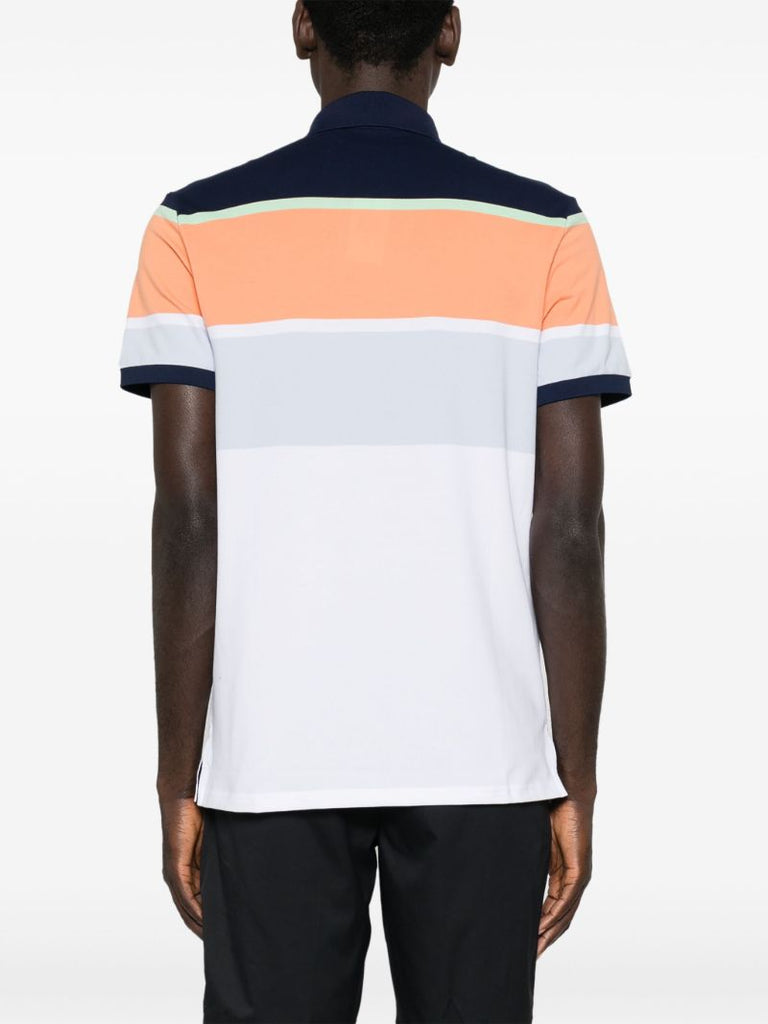 White Striped Polo Shirt