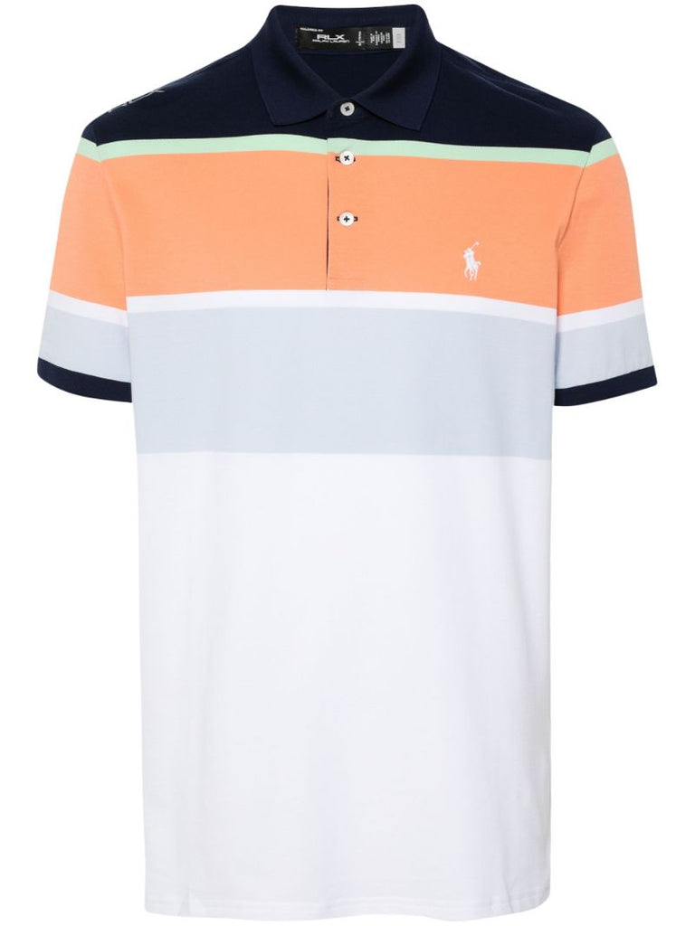 White Striped Polo Shirt