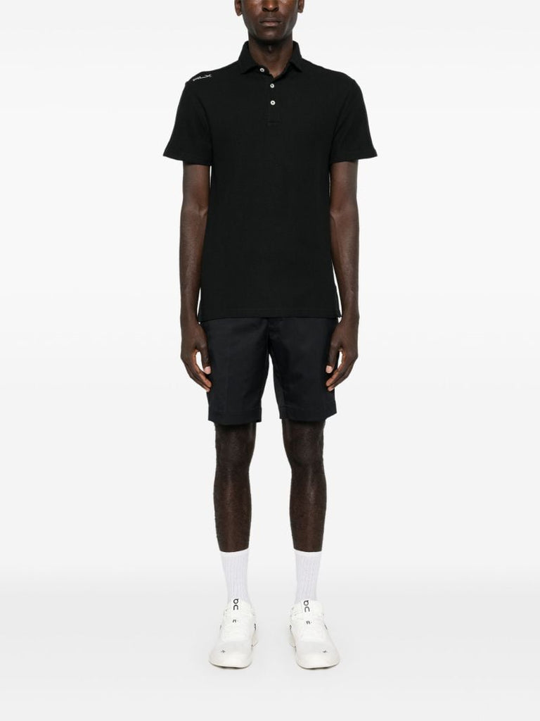 Black Logo-print Polo Shirt