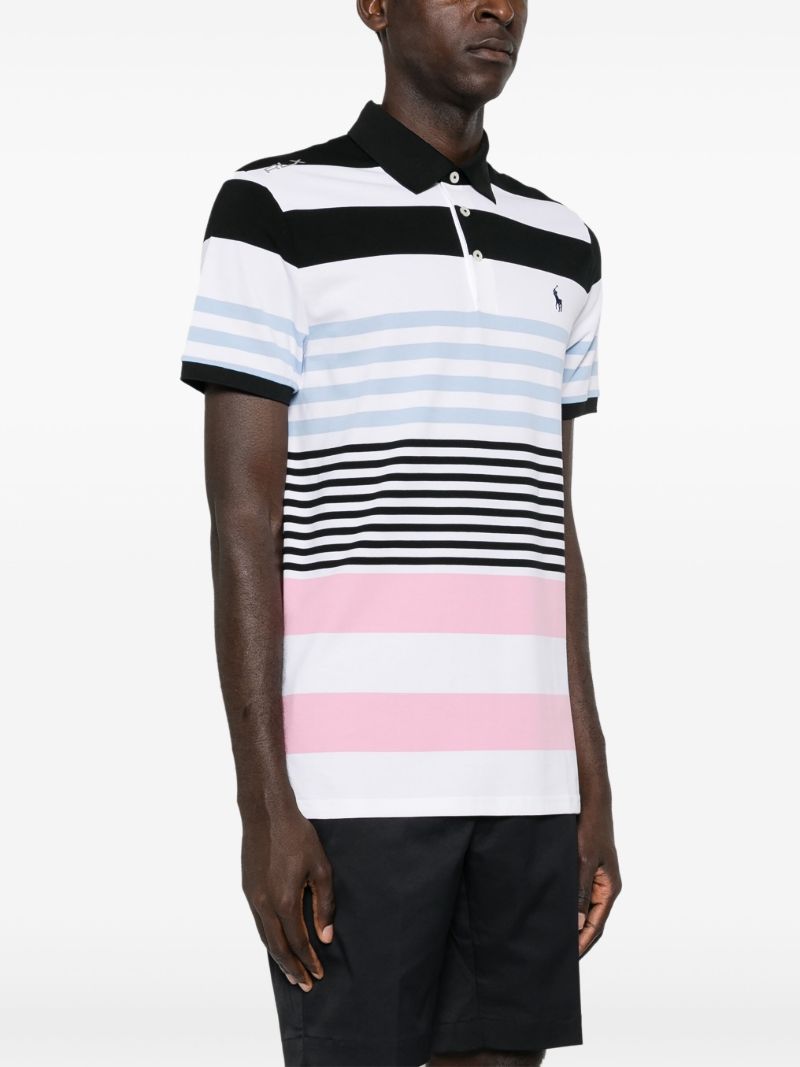 Multicolour Striped Polo Shirt