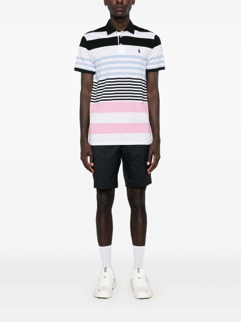 Multicolour Striped Polo Shirt