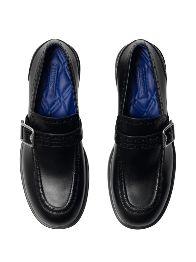 Black Soho Leather Loafers