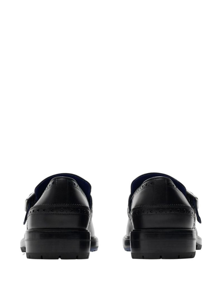 Black Soho Leather Loafers
