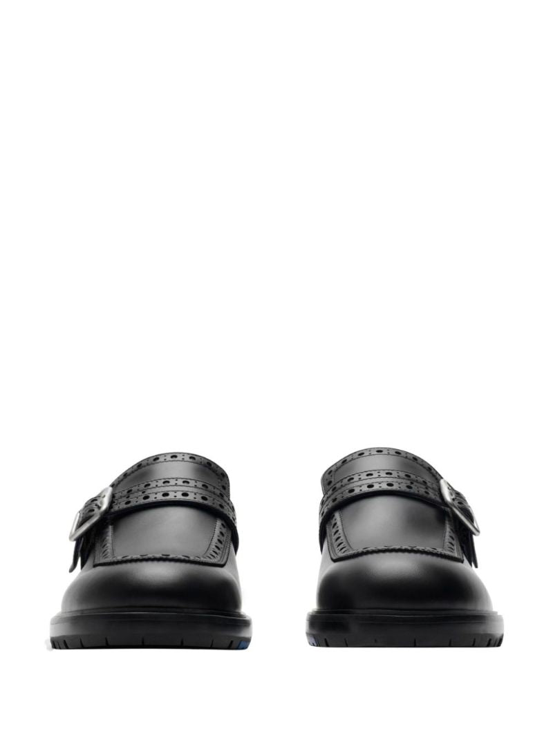 Black Soho Leather Loafers
