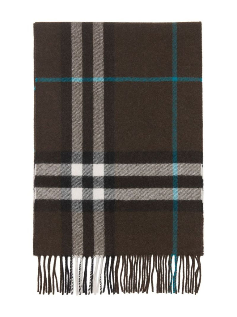Brown House Check Cashmere Scarf