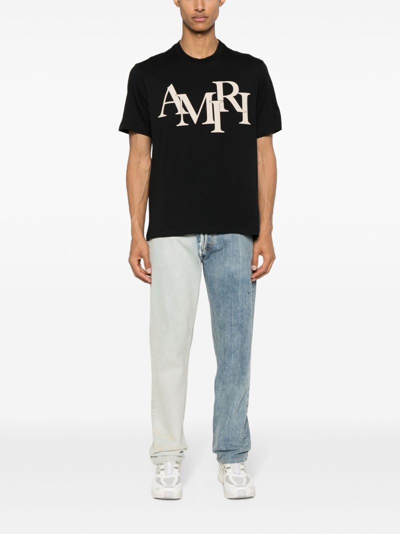 Black Logo-print Cotton T-shirt
