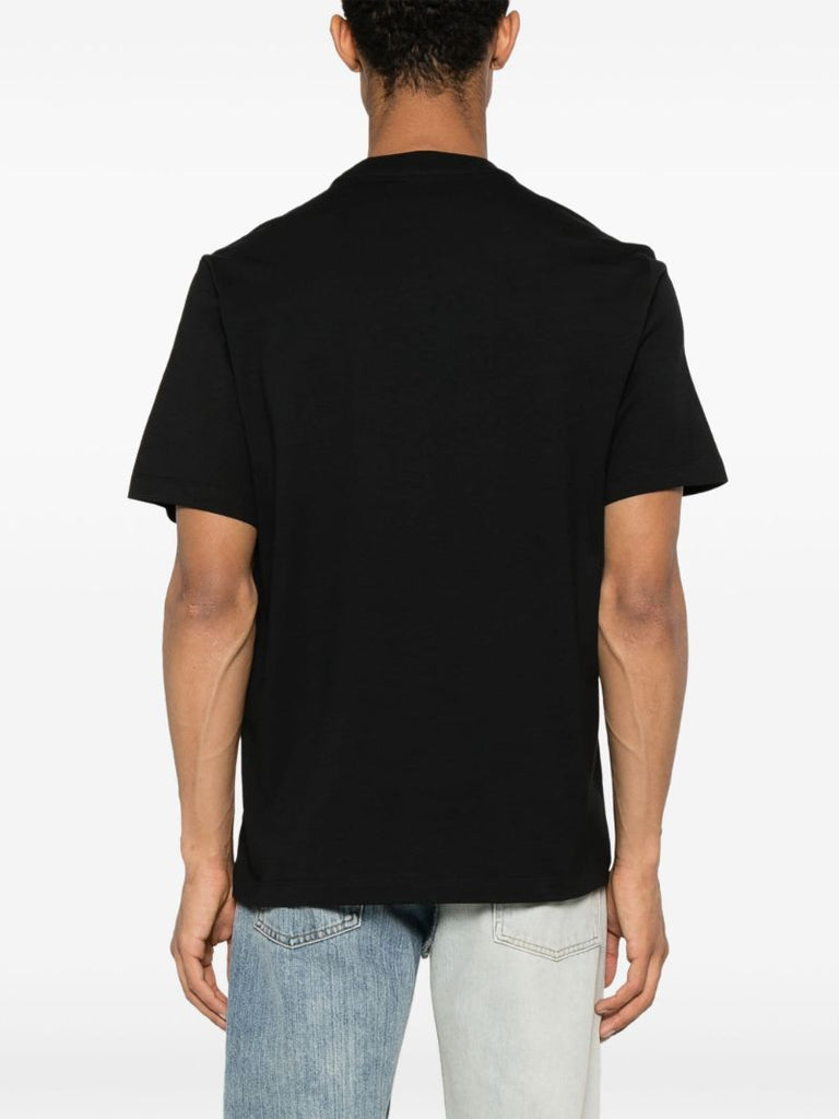Black Logo-print Cotton T-shirt