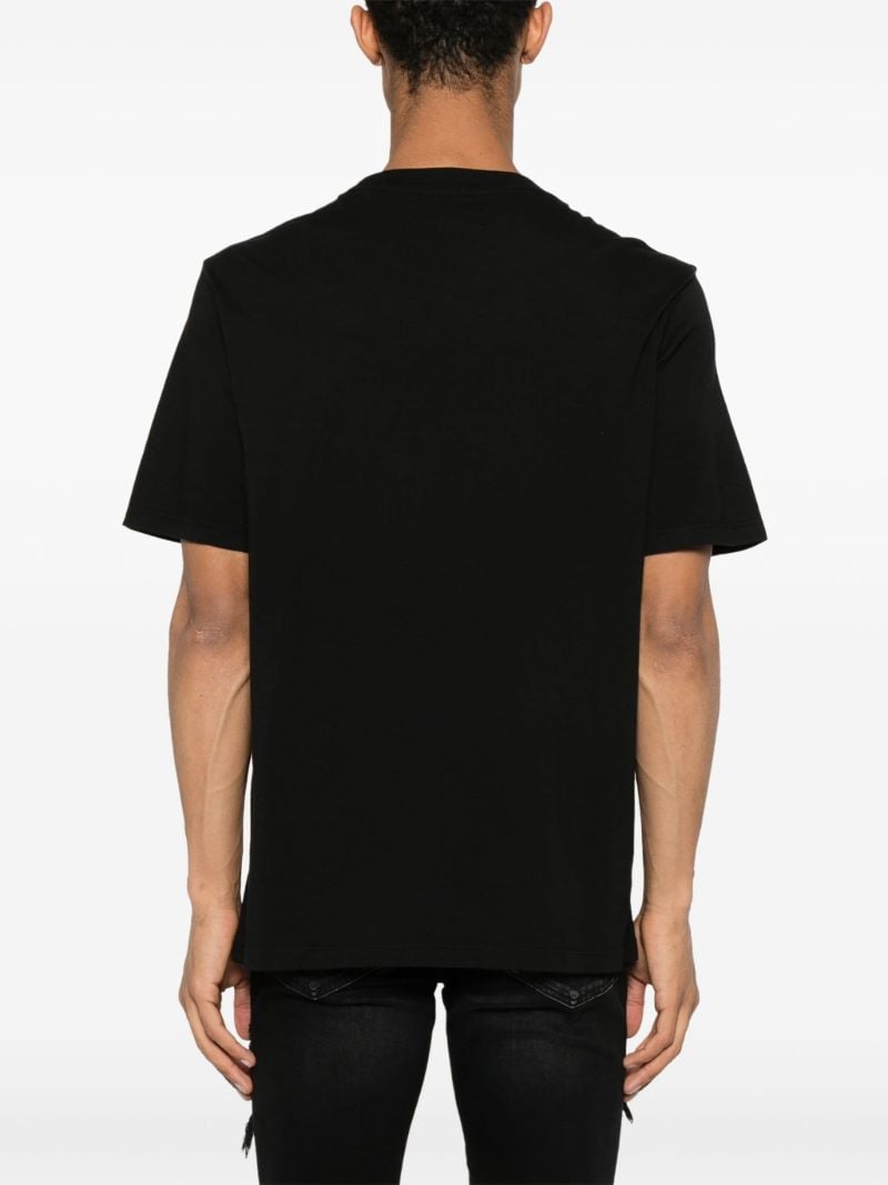 Black Glitter Poison Logo T-shirt